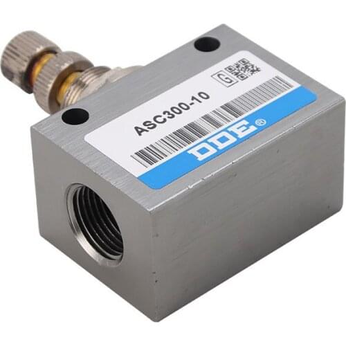 Two-way Regulator Valve ASC-01 ASC-02 ASC-03 ASC-04 Aluminum Alloy One-way Throttle Valve Adjustable Flow Pneumatic Tools