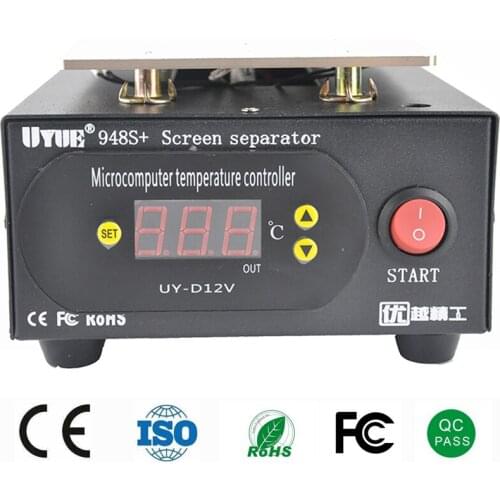Hot Sale UYUE 948S+ LCD Separator Machine Screen Repair Machine Build-in Pump Vacuum Kit For IPhone For Samsung+Gift