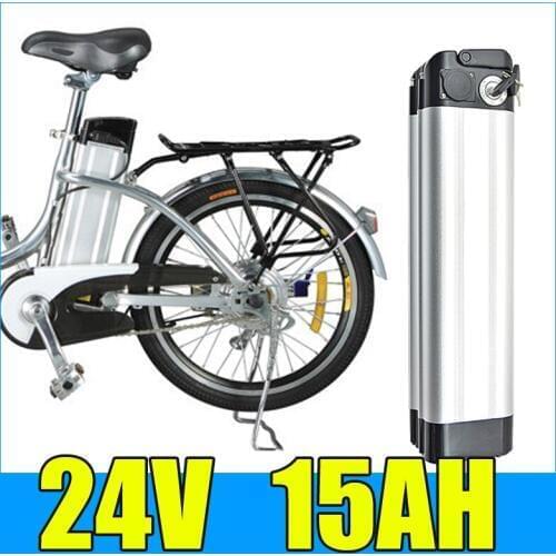 24V 15AH Lithium Battery , Aluminum alloy Battery Pack , 29.4V Electric bicycle Scooter E-bike Free Shipping