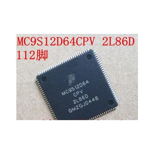 100% NEW Free shipping MC9S12D64CPV 2L86D