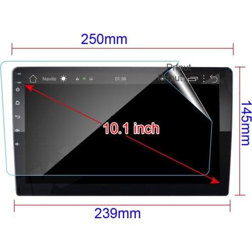 PET Screen protector Film Sticker for 10.1 inch Car Radio stereo DVD GPS touch full LCD screen
