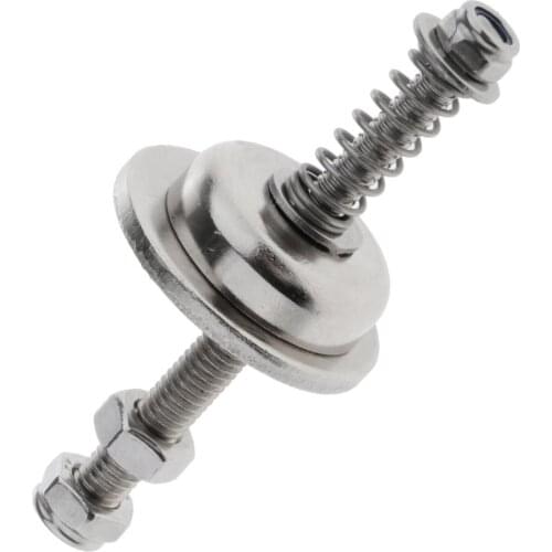 Strong Folding Bike Magnetic Snap Buckle Catch Holder Stopper Anti-Loose Clamp Bicycle 6mm Diamater Hole Front Forks Buckles