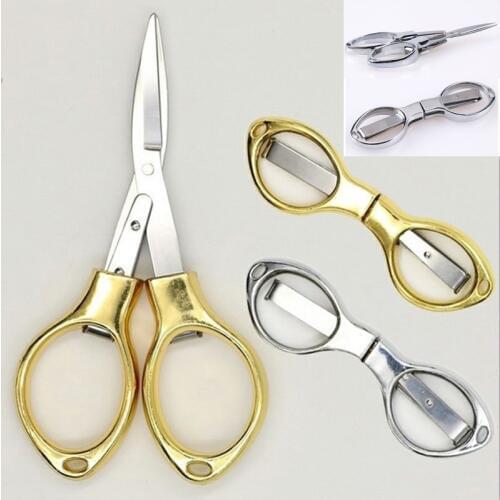 Silver Stainless Steel Glass Shaped Folding Line Fishing Pliers Hook Scissors