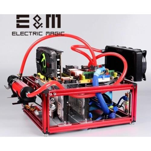 Open Frame Test Bench DIY Mod PC Case ATX Motherboard Water Cooling Overlcok Computer PCI Hard Disk Fan Position Standard Power