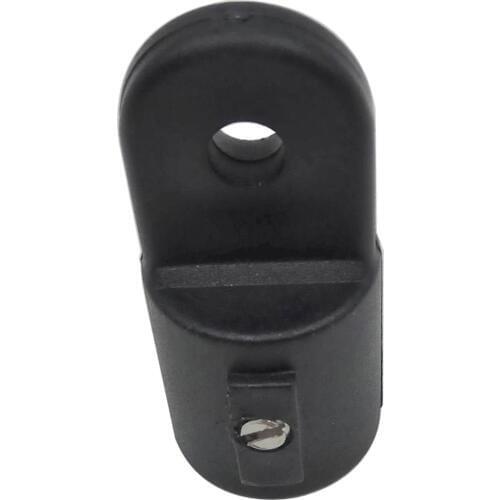 Marine Boat Bimini Top Fitting, 7/8 inch External Eye End Hardware Accessories, Nylon, Black