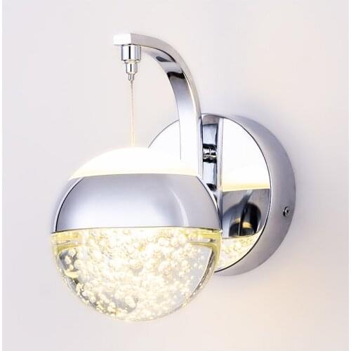 Aisle Balcony Lamp Bubble Crystal Light Sconce Wall Mounted Bubble Lamp Vanity Lights Bathroom Lighting LED Wall Lamps Bedroom