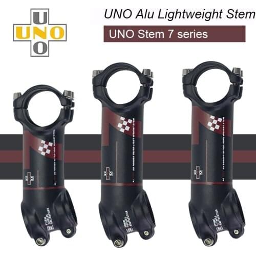 UNO 7 MTB bike stem -7 17 degree Kalloy ultralight Alu 7050 70mm 80mm 90 mm 100 110 120 130mm bicycle stem no logo Mountain