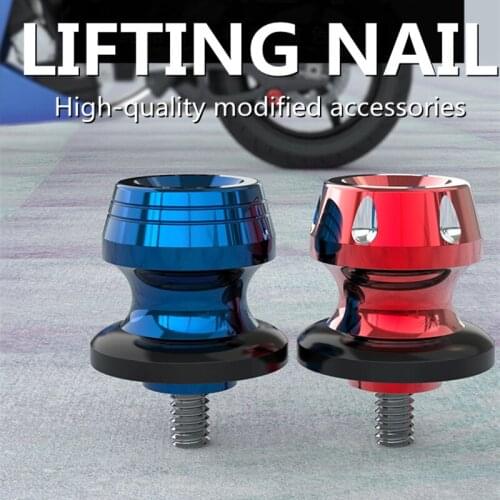 1 Pair Durable Hard Motorcycle 500kg Load CNC Aluminium Alloy Swing Arm Bolt 6mm8mm Bracket Screw Tools Outdoor Accessories