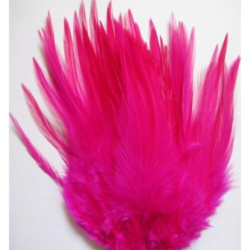 20 pcs / a lot of 10-15 cm rose Cock Feather Feathers Stage Feather Decorative Accessories