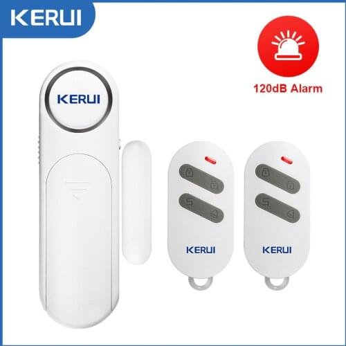 2021 KERUI Wireless Door/Windows Sensor Alarm 300ft 120dB Anti-Theft Smart Remote Control For Kids Cabinet Safety Home Security