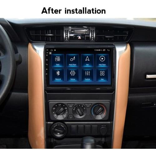 Car Multimedia Audio System 2 din Radio Android 10 Automotivo Bluetooth Carplay DVR WIFI 4G LTE For Toyota Fortuner 2 2016 2020
