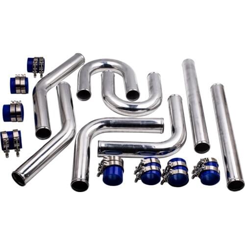 2.5" 63Mm Car Turbo Intercooler Hard Pipe Piping Kit Universal