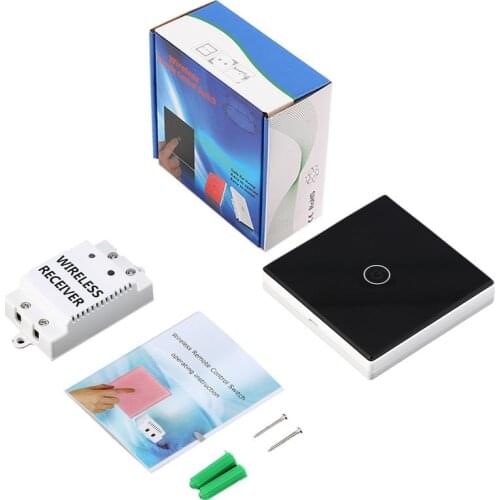Wireless Remote Control Switch 100V-240VAC 50/60HZ Safe for Living Light Weight Compact Size Easy to Operate Easy to Install 1CH