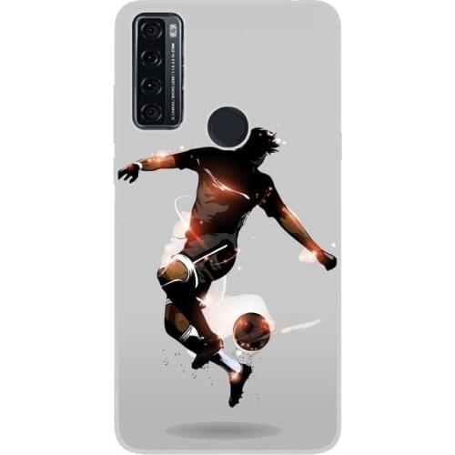 Compatible with TCL-20-SE-4G silicone gel tpu case cover case custom drawing design anti-shock sports 002 case