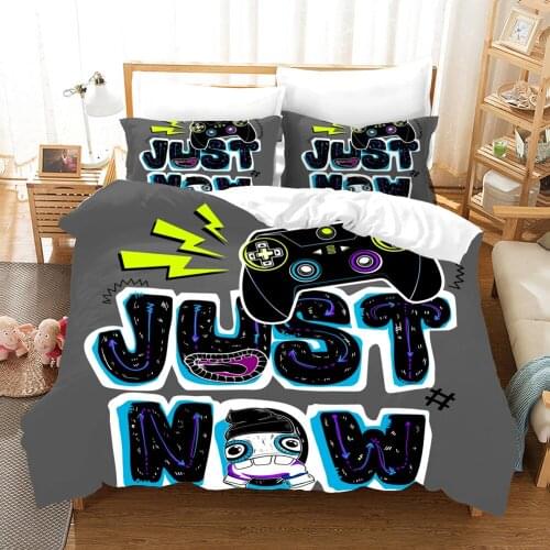 Game Bedding Set Gamepad Gamer Gaming Modern 3D Print Comforter Luxury Duvet Cover Set Home Textile Decor Queen King Single Size