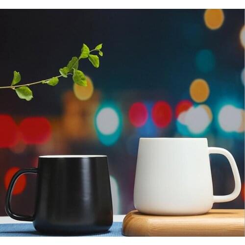 Coffee Cup Brief Black White Mug Pottery Ceramics Cup Milk Tea Coffee Mug Personal Office Home Cute Cup Gift For Friend Lover