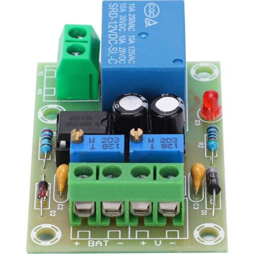 Battery Charging Control Module 12V Power Supply Board Overcharge Prevention Panel XH-M601