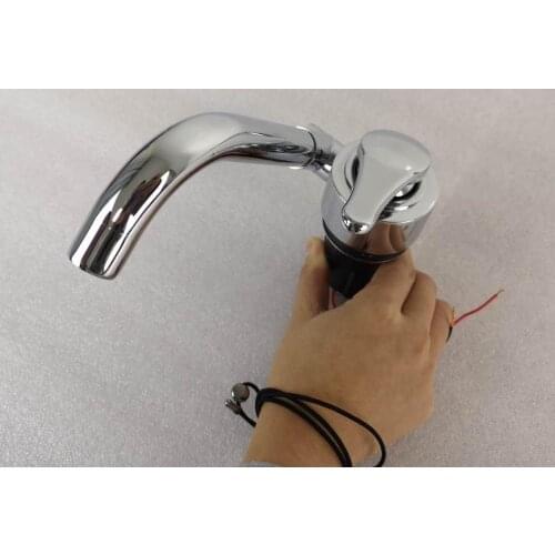 12V 360° Rotating Full Copper Cold Hot Water Faucet Tap for Boat RV Caravan Motorhome