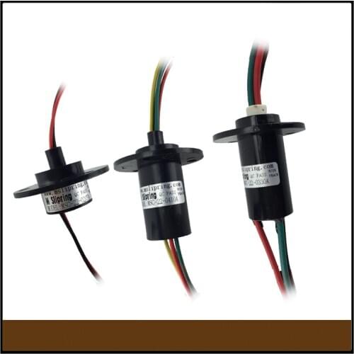 M Slipring Wind Generator 5A 10A 15A 30A Large Current Slip Ring 2/3/4/6/8/12 Channels Capsule Slip Rings Rotary Joint Head