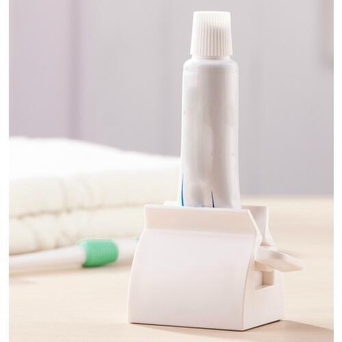 Multifunctional Bathroom Plastic Cream Tube Squeezing Dispenser Rolling Tube Squeezer Tooth Paste Squeezer Toothpaste Dispenser