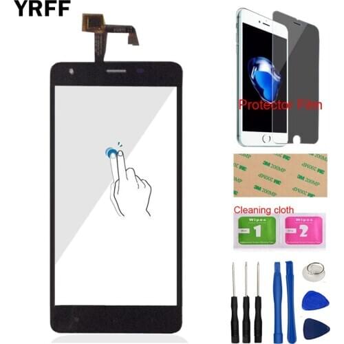 Touch Screen For Oukitel K6000 Pro TP Touch Screen Touch Digitizer Panel Front Glass Repair Tools Protector Film