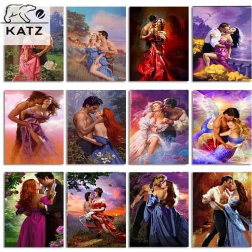 Romeo and Juliet Diamond Painting Couple Cartoon Embroidery Crossing Diy European Mosaic Art Gift Cross Stitch Home Decoration