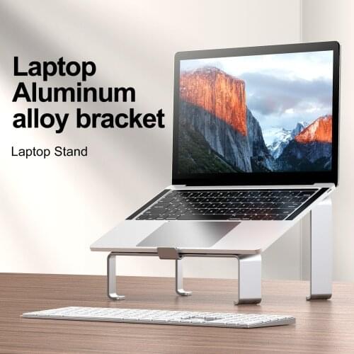 Aluminum Laptop Stand Notebook Desk Mount Holder For Macbook Air iPad Pro Dell HP Lenovo Xiaomi Computer Tablet Support Base