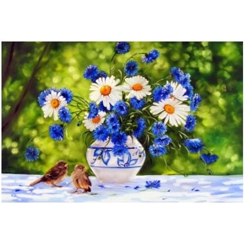 Full Square Diamond Painting Embroidery Crystal Mosaic Diamond Cross Stitch Kits Resin Craft Flower Decor Diamond Mosaic