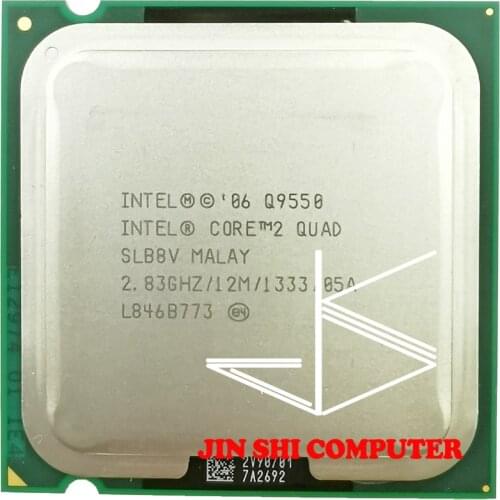 Intel Core 2 Quad Q9550 Processor 2.83GHz 12MB L2 Cache FSB 1333 Desktop LGA 775 CPU