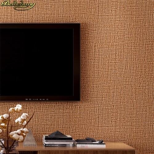 Beibehang Simple solid color linen Wall paper roll papel de parede para mural 3d wallpaper for living room papel wall