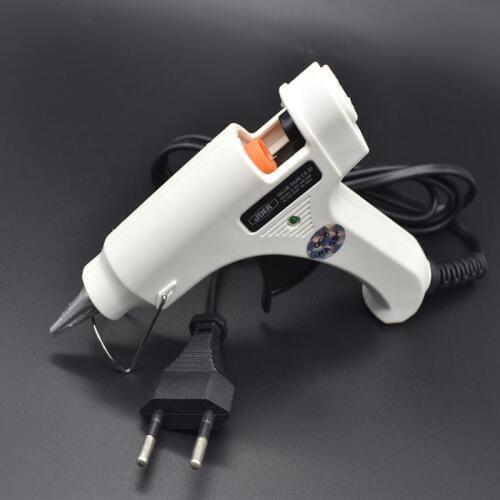 20 W High Temperature Heater Hot Melt Handy Glue Gun with 50 Glue Sticks Graft Tool Repair Gun Guns Hot Silicone Glue