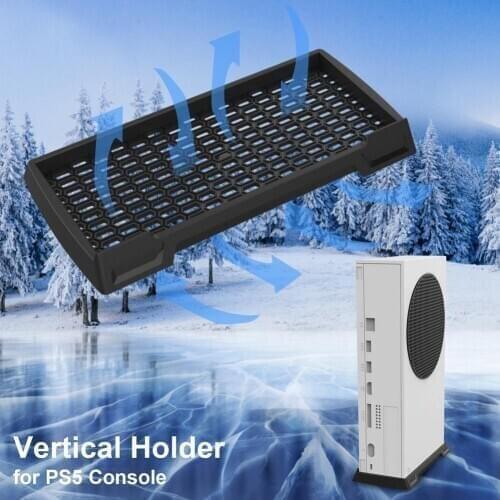 Game Console Vertical Holder Console Cooling Stand Plastic Vertical Holder Host Simple Support Base For Sony For Xbox Series S