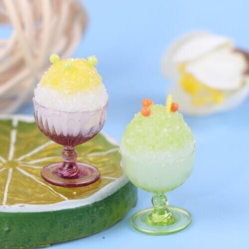 1/12 Dollhouse Miniature Juice Smoothie For Doll House Kitchen Accessories Cupholder Color Random New