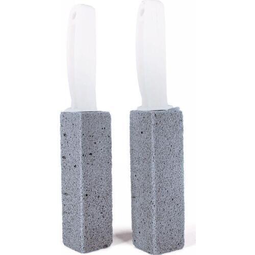 1/2pcs Practical Water Toilet Bowl Pumice Stone Cleaner Brush Wand Household