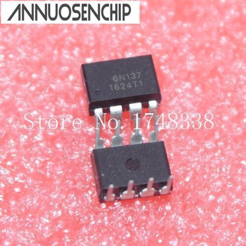 100PCS / LOT A6N137 6N137 high-speed optocoupler DIP DIP-8 09
