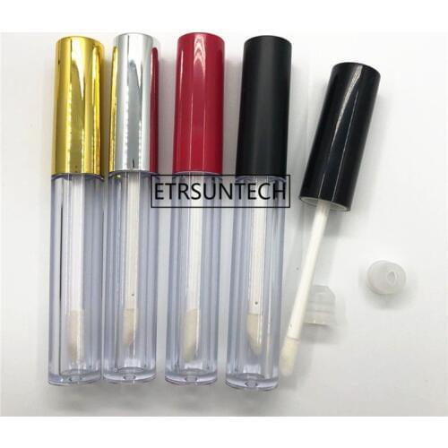 3.5ml clear frosted Makeup Liquid Empty Lipstick Lip Gloss Tubes Cosmetic Packaging Container F1830