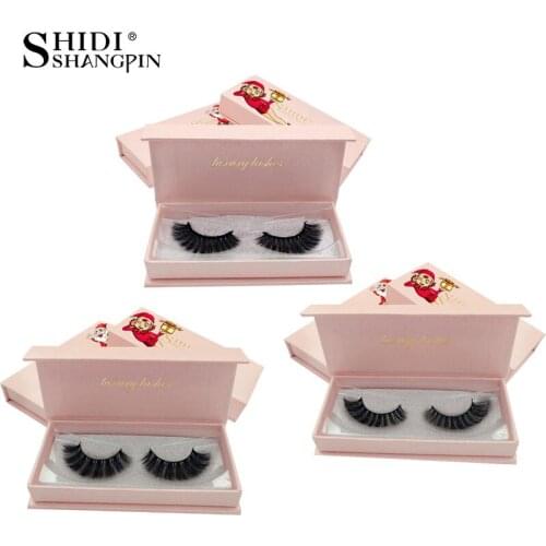 3D Mink Lashes 1 Box False Eyelashes Natural Long Lash Mink Eyelashes Extension Christmas Gift Maquiagem Makeups Faux Cils Cilos
