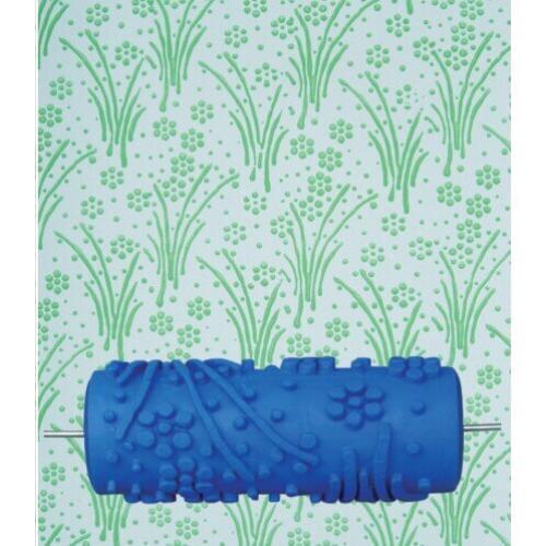 A+++ quality Rubber roller fit to 5" (5 inch) decoration machine for decorative Wall texture Rubber Paint Roller(054Y)