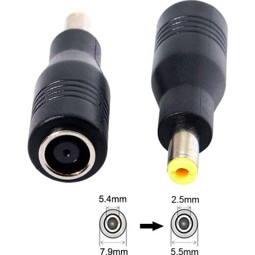 DC 7.9x5.4mm Jack to DC 5.5x2.5m Power Adapter for New Laptop (5.5x2.5mm)