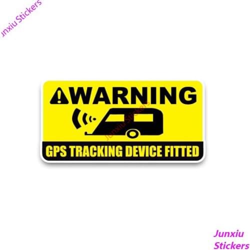 Creative Car Sticker GPS Trackings Device Fitted Accessories Vinyl PVC 13cm*7cm Motorcycle Car Window Car Styling Decal