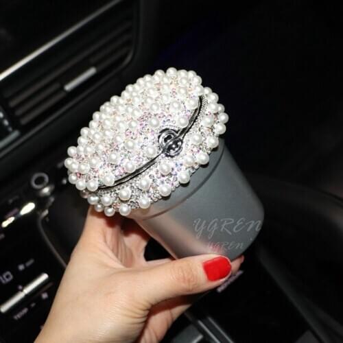 Car Home Cute Ashtray Travel Cigarette Ash Holder Cup Bling Cigarette Automotive Ashtray Trash Universal for all Cars