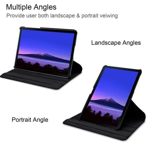 For Samsung Galaxy Tab S4 10.5"T830 T835 Tablet Case Rotating Shockproof Anti-Dust Cover Stand PU Leather Protective Shell/Skin