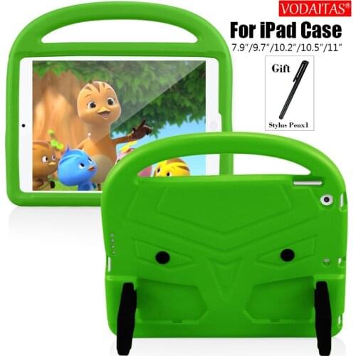 For ipad 10.2 case 2019 2020 kids shockproof Stand tablet Cover for ipad 3 4 5 6 7 8 9.7 inch 2017-2018 Air 1 2 3 4 Pro 10.5 /11