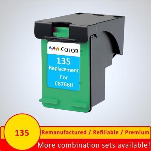 Xiangyu Compatible for HP135 Color Ink Cartridge 129 Ink work for Deskjet 6940 6943 6980 6983 6988 4145 D4155 D4160 D4163 D4168