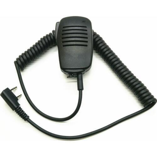 Mini Walkie Talkie PTT Speaker Mic Microphone For TK2107 TK3107 TK278 For BAOFENG UV-5R UV-82 Puxing PX-888K Wouxun KG-UVD1P TYT