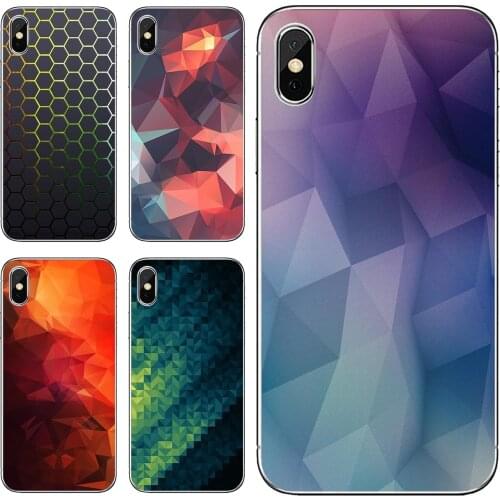 For iPod Touch iPhone 10 11 12 Pro 4S 5S SE 5C 6 6S 7 8 X XR XS Plus Max 2020 Polygon-ART-Graphic-design-inspiration Soft Cases