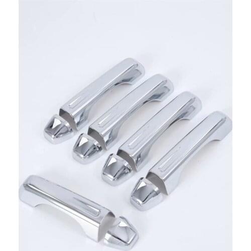 For Jeep Wrangler JL 2018 2019 External Door Handle Cover Rear Tail Trunk Door Handle Cover Trim ABS Sticker Car Styling