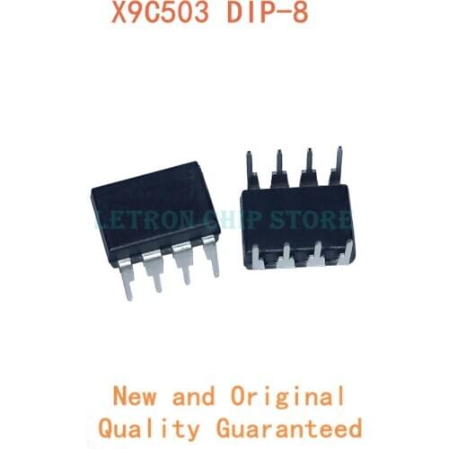 10PCS X9C503PZI DIP8 X9C503PZ DIP-8 X9C503P DIP new and original IC Chipset
