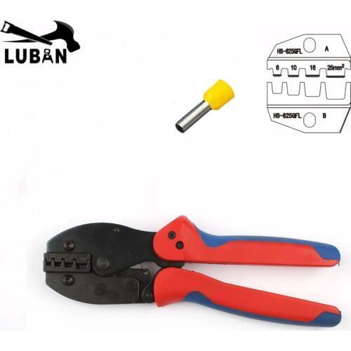 LUBAN FSE-625WFL ratchet crimping tool crimping plier CRIMPING PLIER 6-25mm2 multi tool tools hands EUROP STYLE