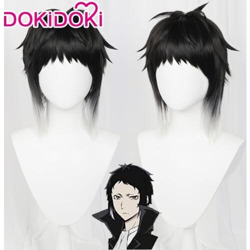 DokiDoki Anime Bungo Stray Dogs Ryunosuke Akutagawa Cosplay Wig Bungo Stray Dogs Cosplay Ryunosuke Akutagawa Wig